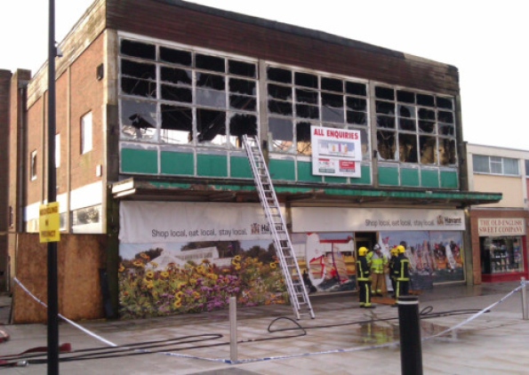 Curzon Rooms fire, Waterlooville. Picture Malcolm Wells