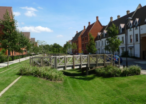 Welborne - An artists impression of the new town to be built north of Fareham