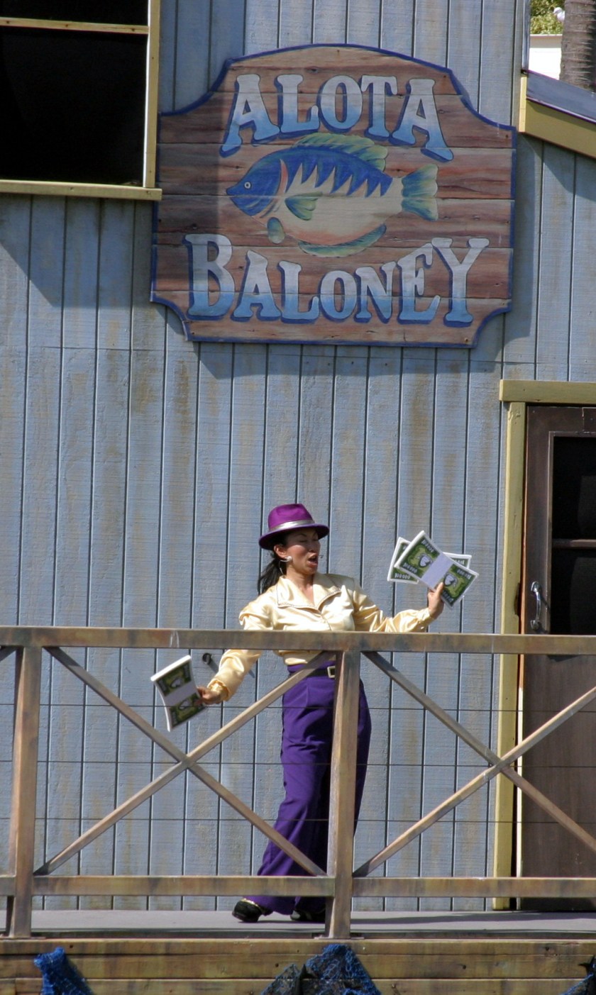 Alota Baloney, from the "Fish Detective" show at Sea World