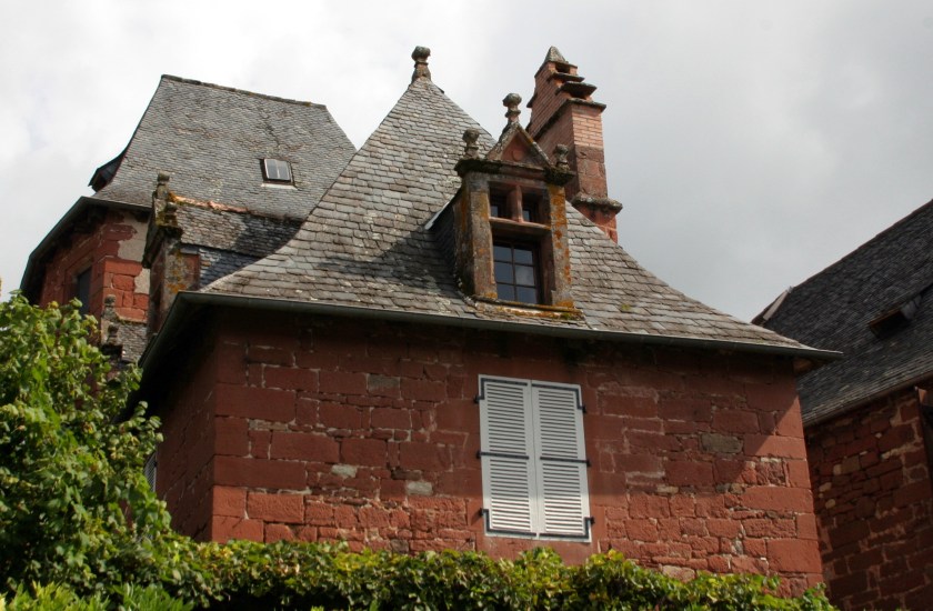 Collonges-la-Rouge, France - Happy window