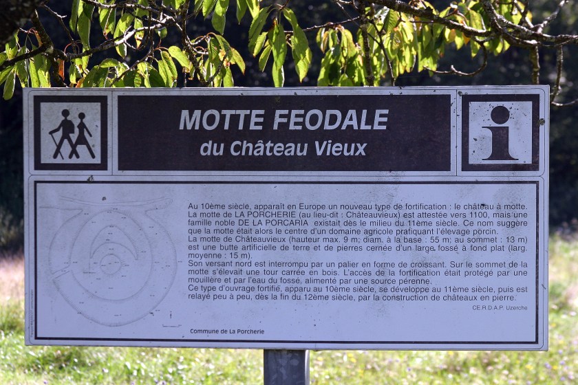 Motte Feodale du Chateau Vieux - La Porcherie, Limousin, France