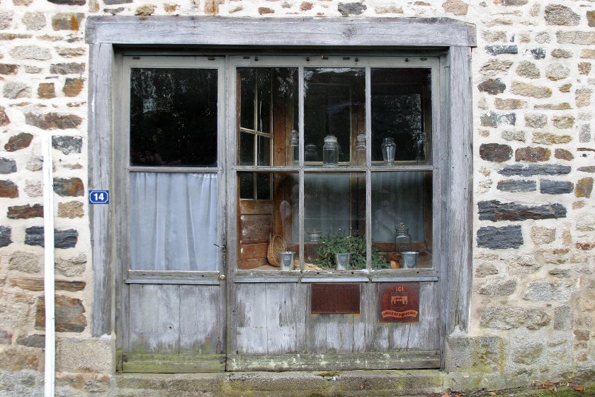 La Porcherie, France - Old Shop Front