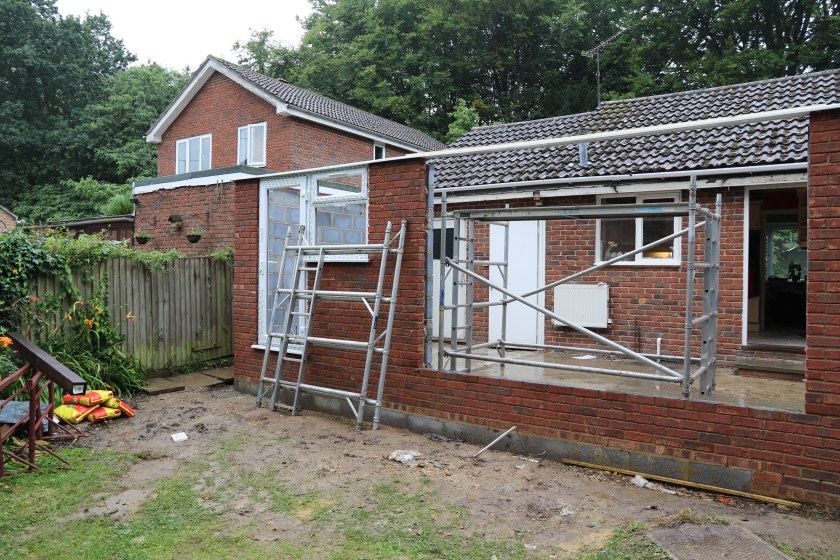 Conservatory - Single change to the Bi-Fold aperture