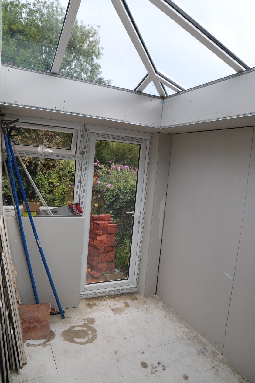Conservatory - Outside door from the utility room.