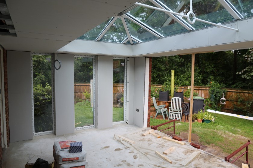 Conservatory - Plasterboarding