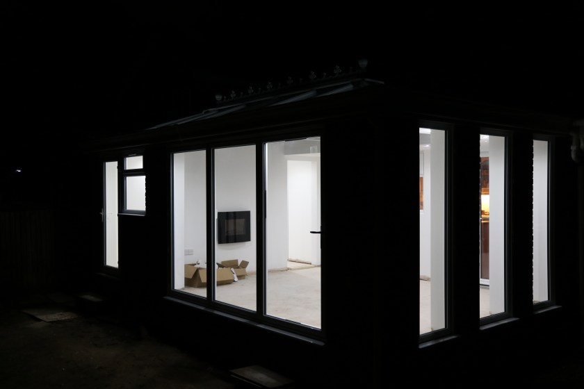 Conservatory - Late night illuminations.