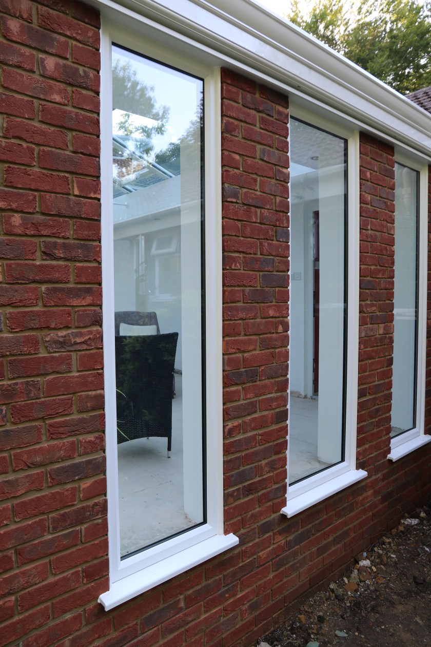 Conservatory - Window trimmed and sealed