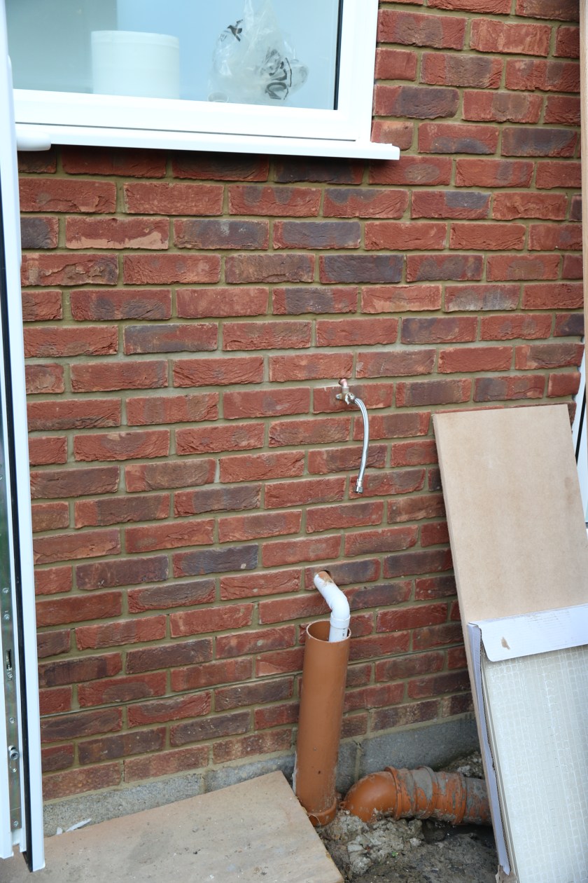 Conservatory - Plumbing for the outside tap