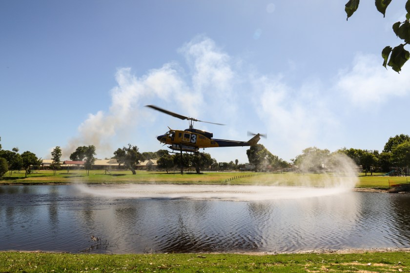 Filling Up - Bell 214B Big Lifter - Operated by McDermott Aviation