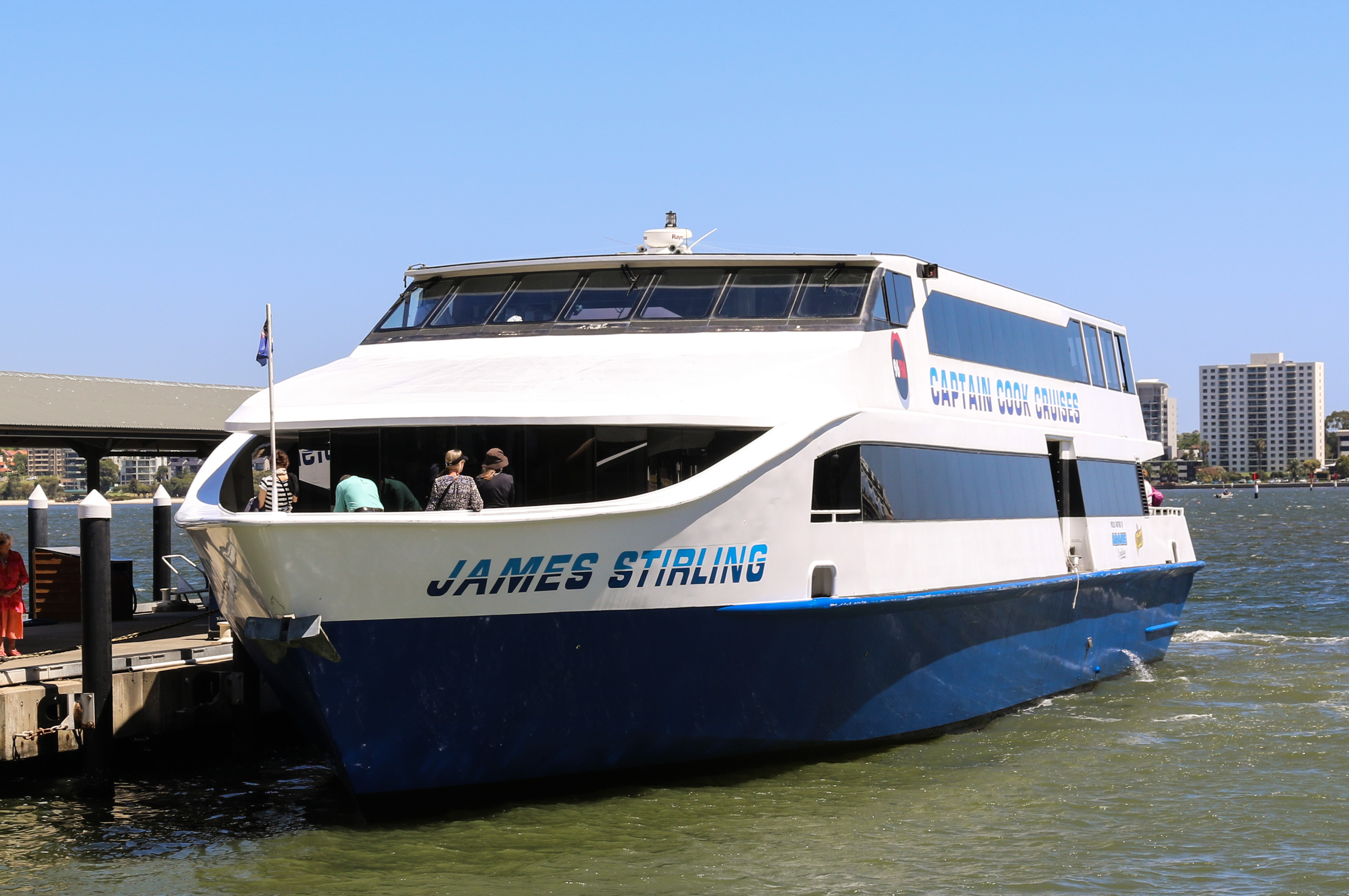 James Stirling, Captain Cook Cruises, Perth, WA